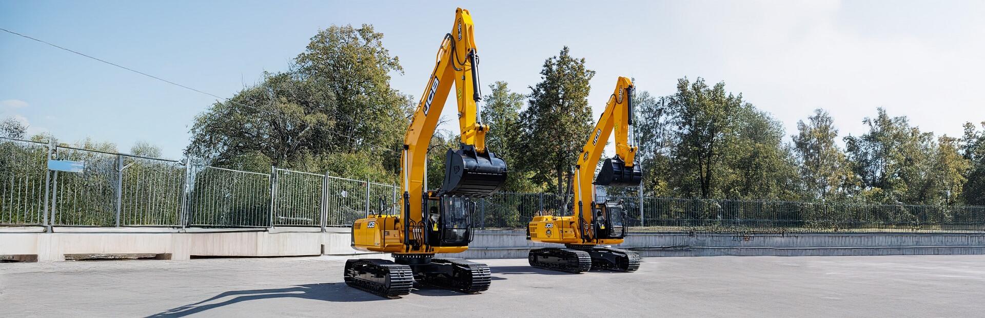 Гусеничные экаваторы JCB